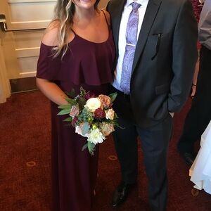 Show Me Your MuMu Maroon Bridesmaid Dress